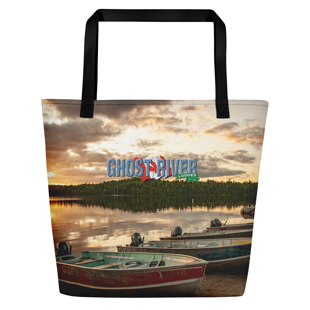 Ghost River Lodges - Beach Bag - Boats - Front
