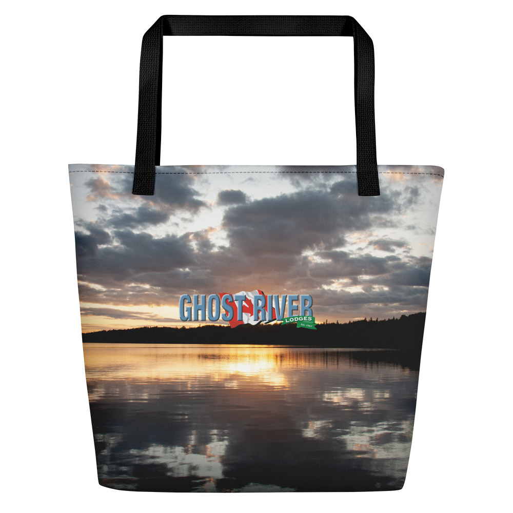 Ghost River Lodges - Beach Bag - Sunset - Front