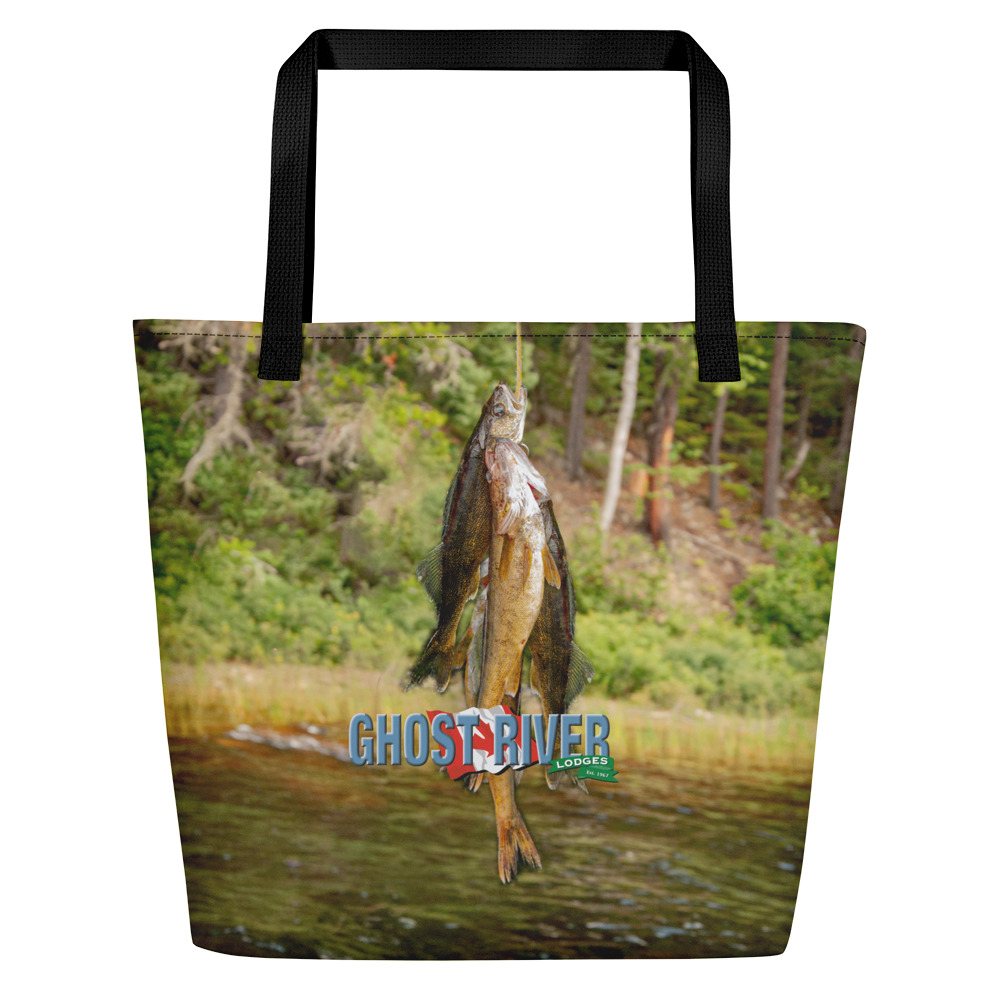 Ghost River Lodges - Beach Bag - Walleye - Front