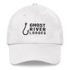 Ghost River Lodges – Dad Hat – Hook Logo – White