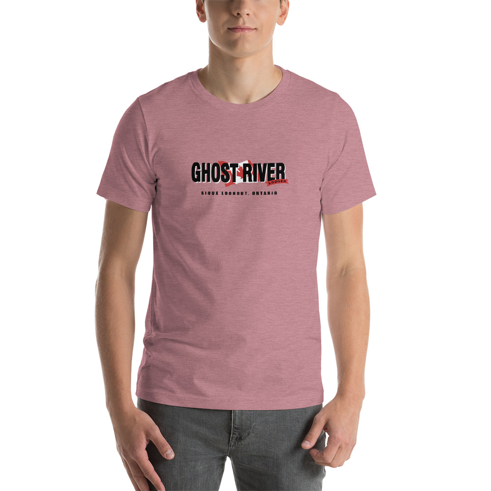 Ghost River Lodges - Mens Heather Orchid Classic Tshirt