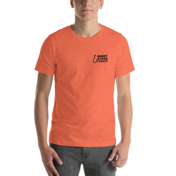 Ghost River Lodges – Mens Orange Tshirt