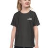 Ghost River Lodges – Youth Charcoal Tshirt